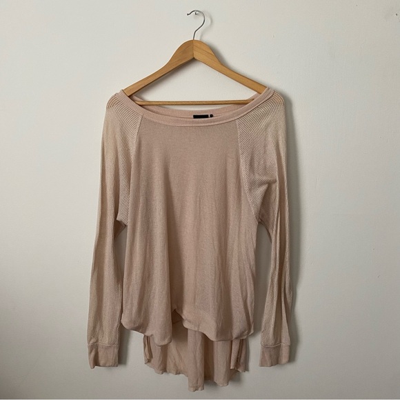 Out from under urban outfitters women’s medium Cream and tan long sleeve top - Picture 2 of 7